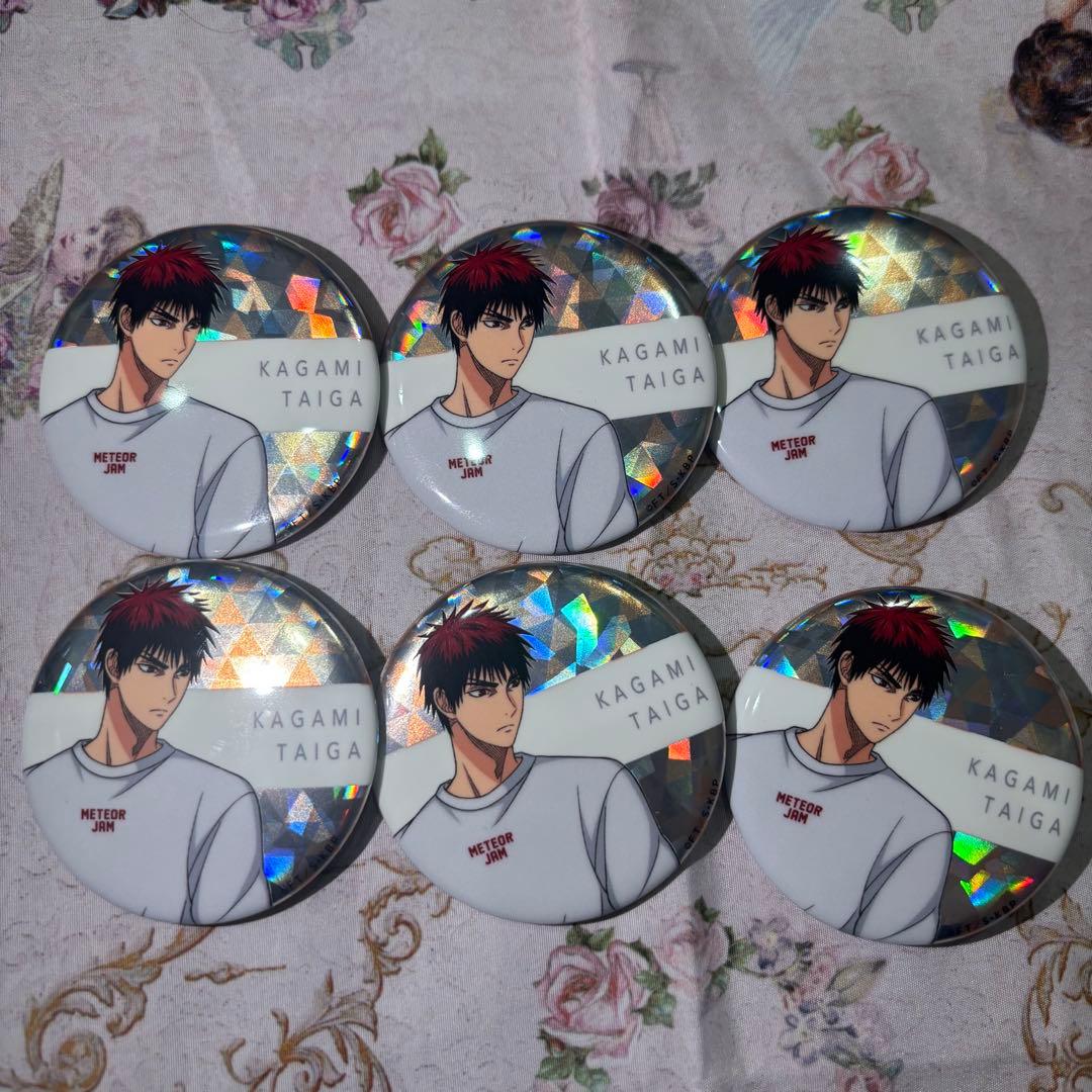 黒子のバスケ 黒バス　クロコーゼット　ホログラム　缶バッジ　火神　ヴィレヴァン