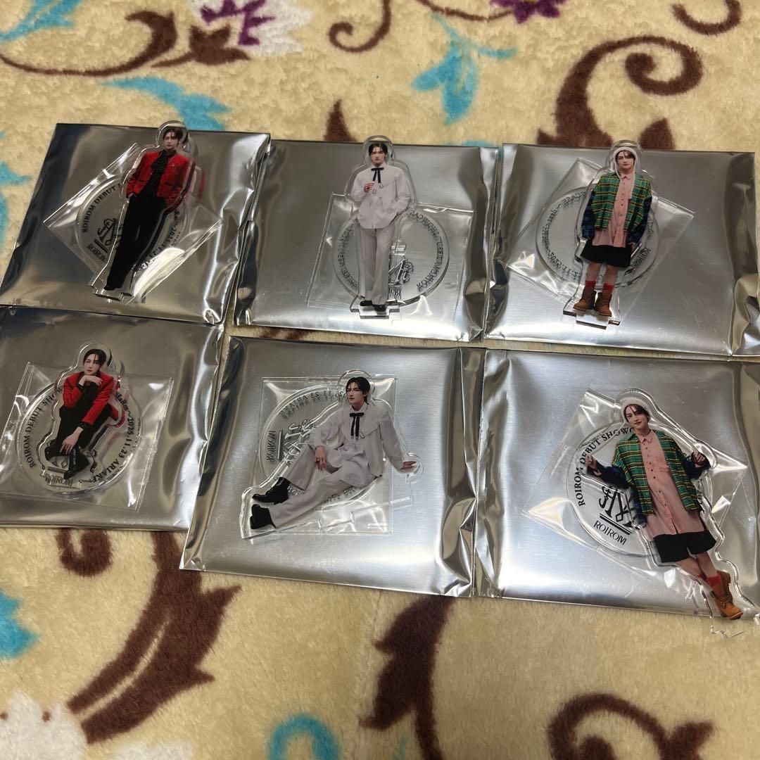 M*e様 ROIROM 浜川路己　アクリルスタンド 6個セット ROIROM ロイロム オフィシャルグッズ ミニアクリルスタンド 浜川路己