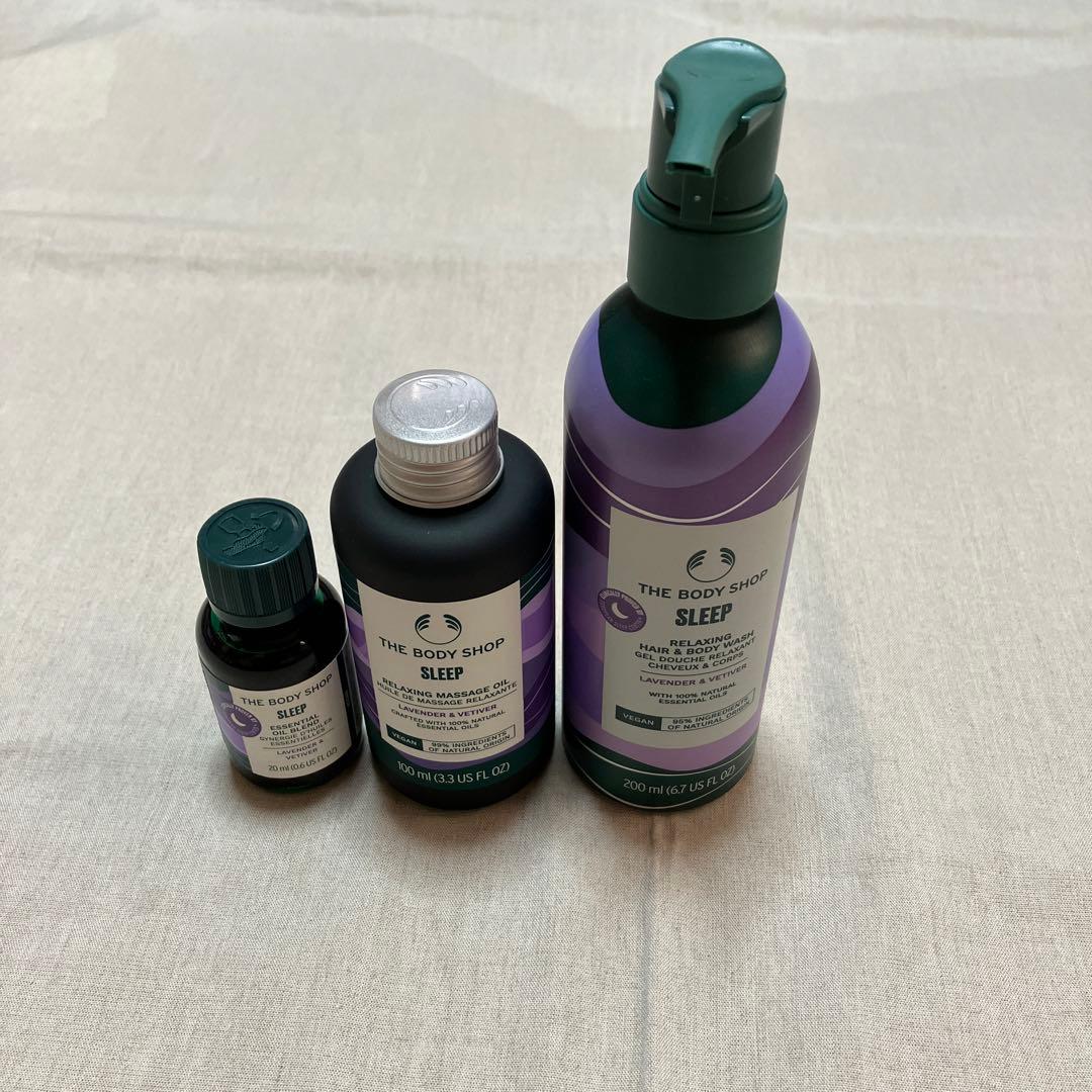 未使用ザボディショップラベンダー＆ベチバー3点セット