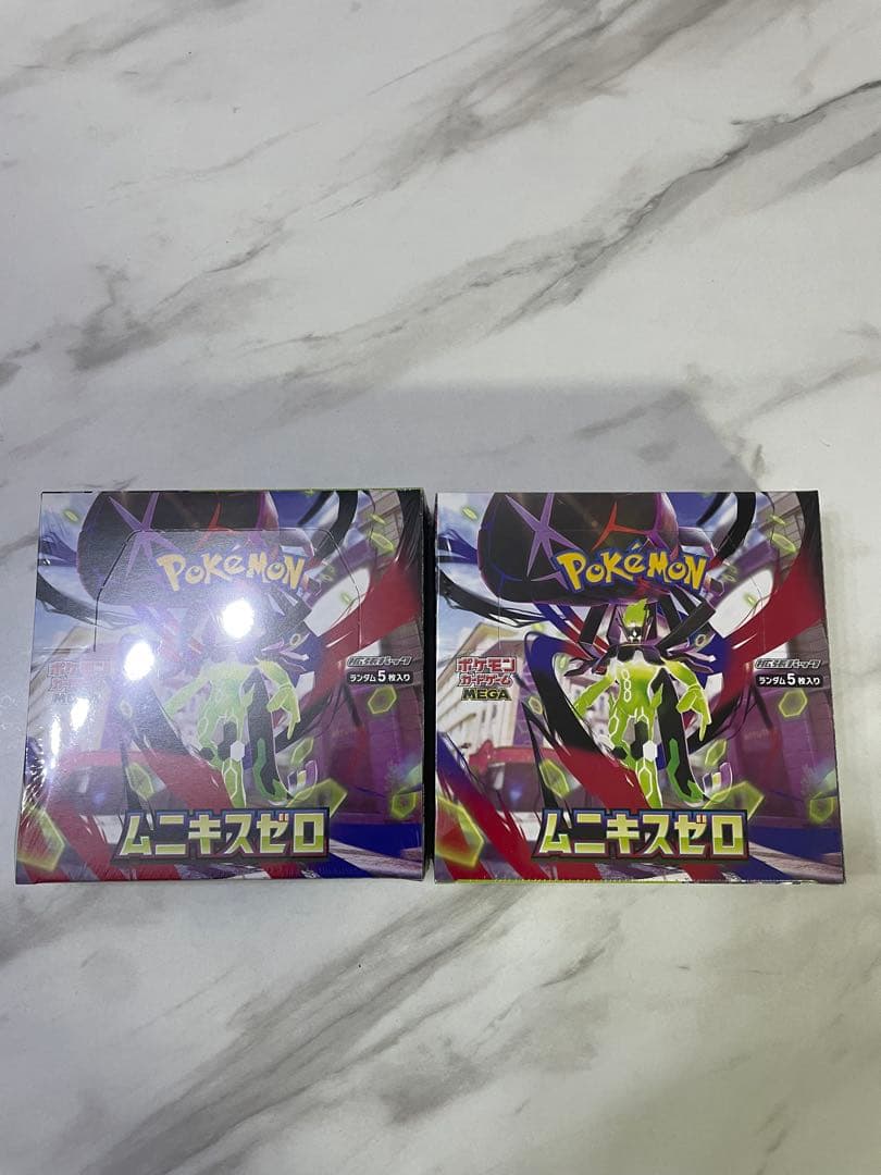 ポケモンカード　ムニキスゼロ　2BOXセット　新品未開封シュリンク付き