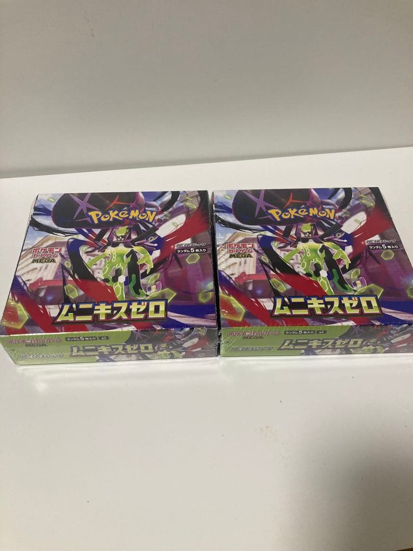 ポケモンカードゲーム ムニキスゼロ 2BOXセット　新品未開封シュリンク付 ポケモンカードゲーム ムニキスゼロ 新品未開封 シュリンク付き2BOX