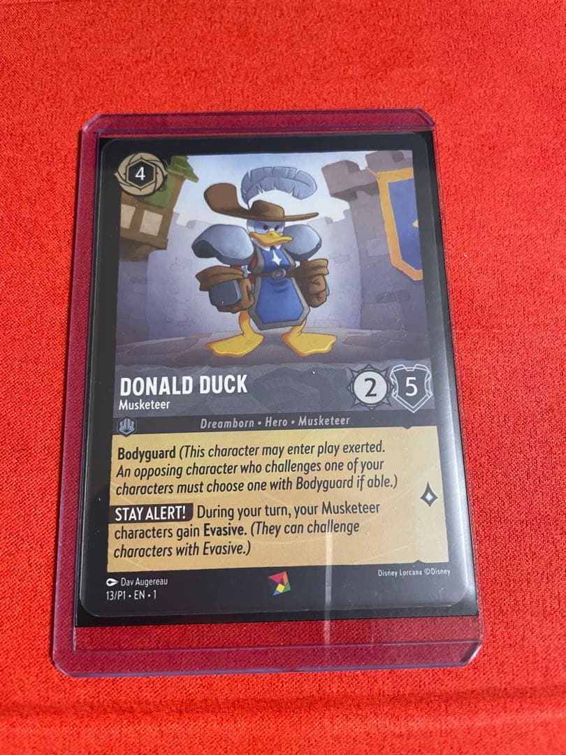 【海外限定配布】ディズニーロルカナ　ドナルド　Spiel Essen 2023 ディズニー・ロルカナ・TCG 日本語版 公式プレイマット「ドナルド