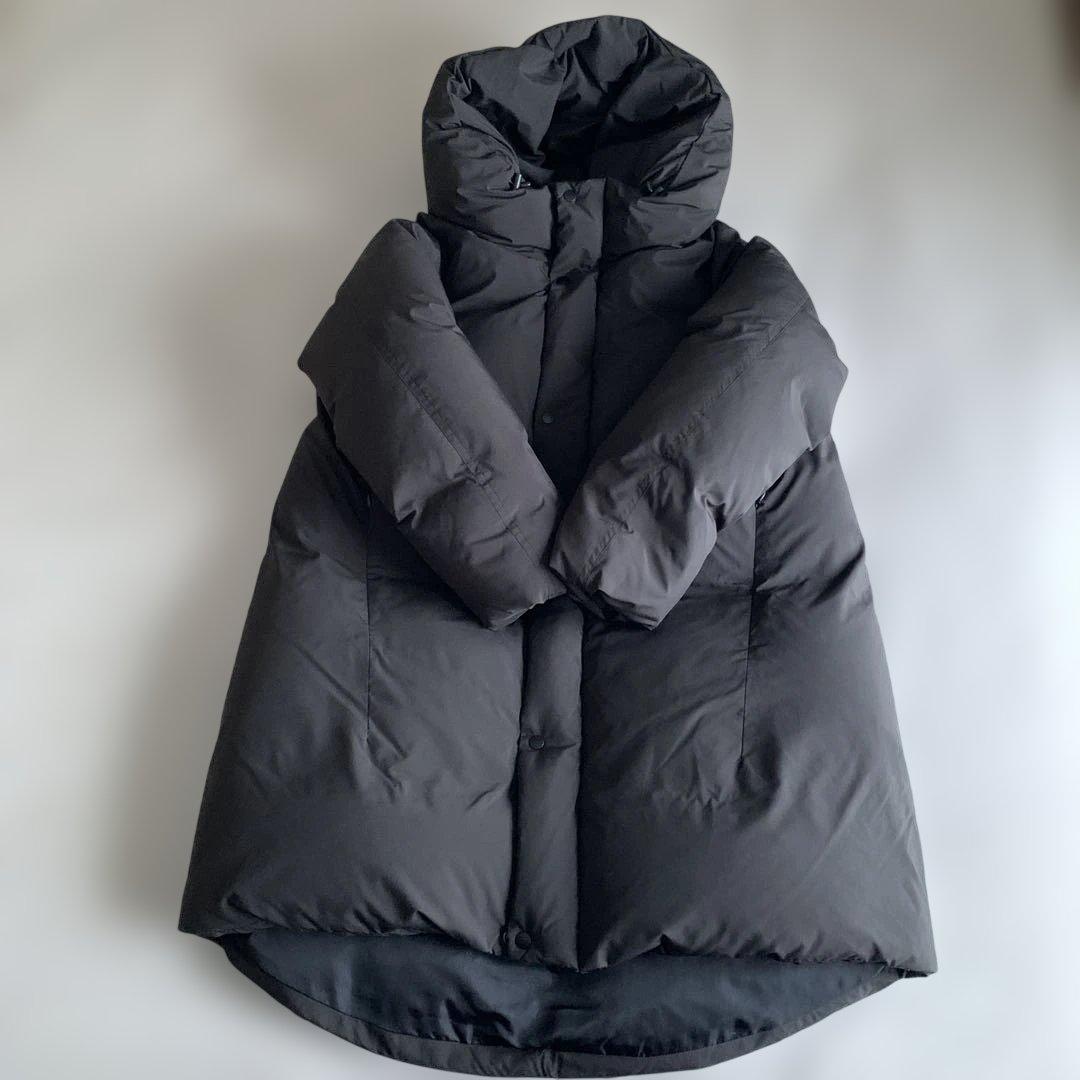 Plage プラージュHAKUU ハク　COCOON ダウンジャケット　ブラック