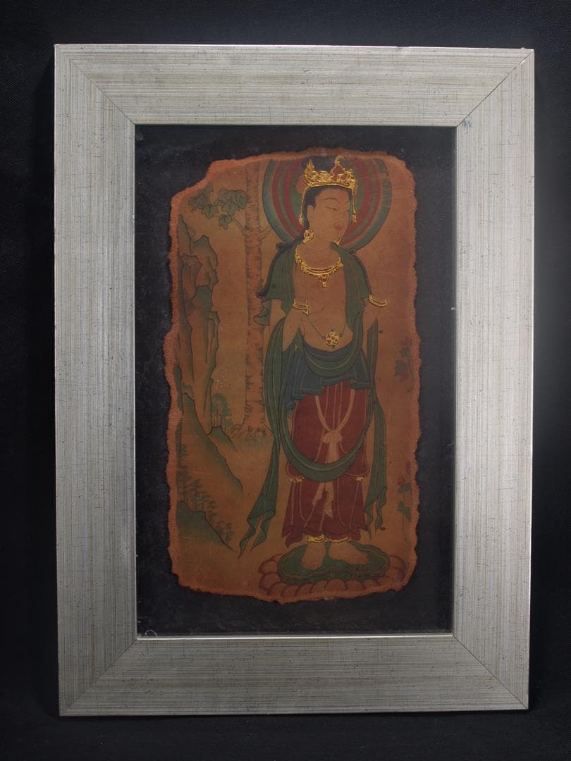 中国の壁画　戦時のもの　人物図　貴重品 古董品古美術 AK1921A7-2