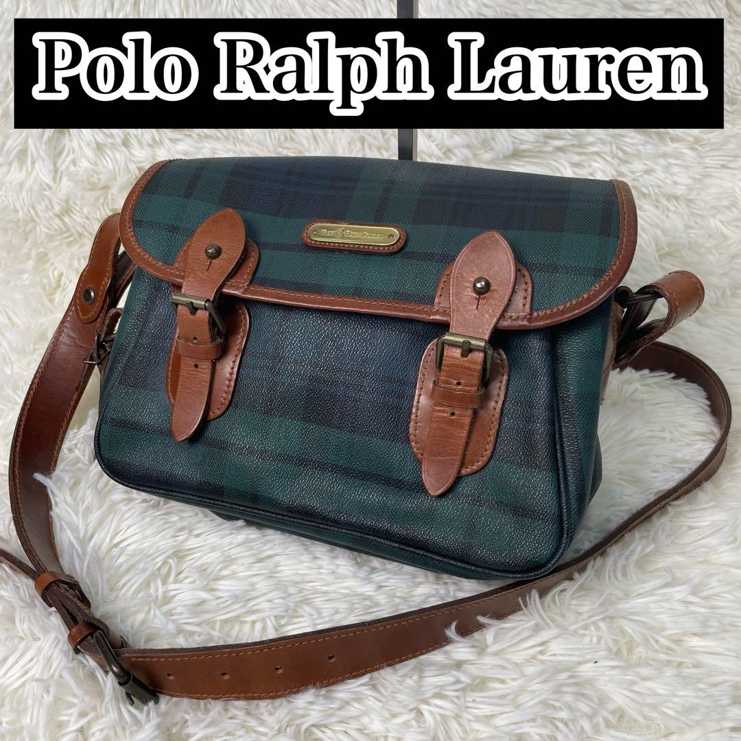 美品 ポロラルフローレン ショルダーバッグ メッセンジャーバッグ
