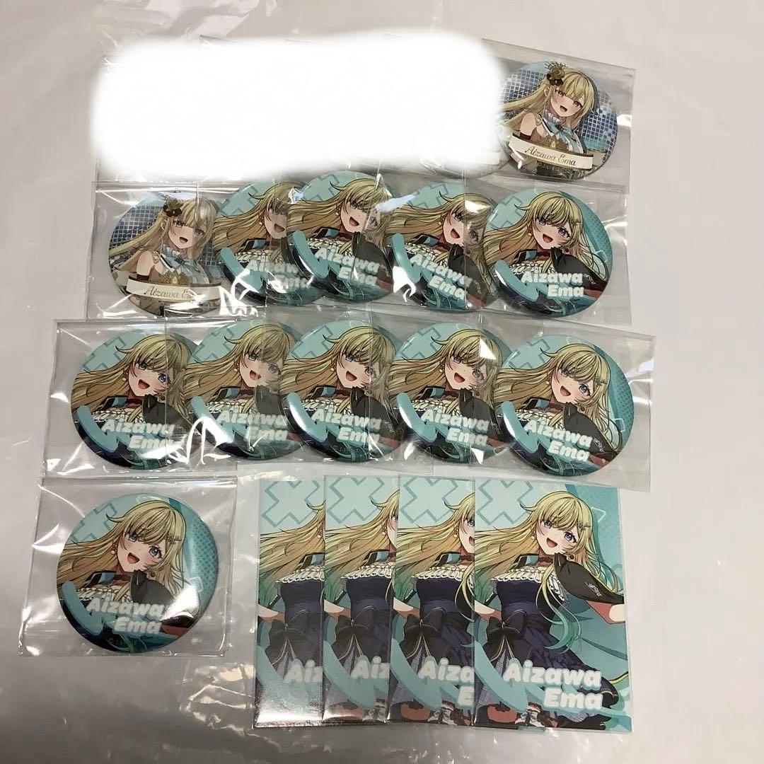 ぶいすぽフェス　缶バッジ　チェキ風カード　藍沢エマ