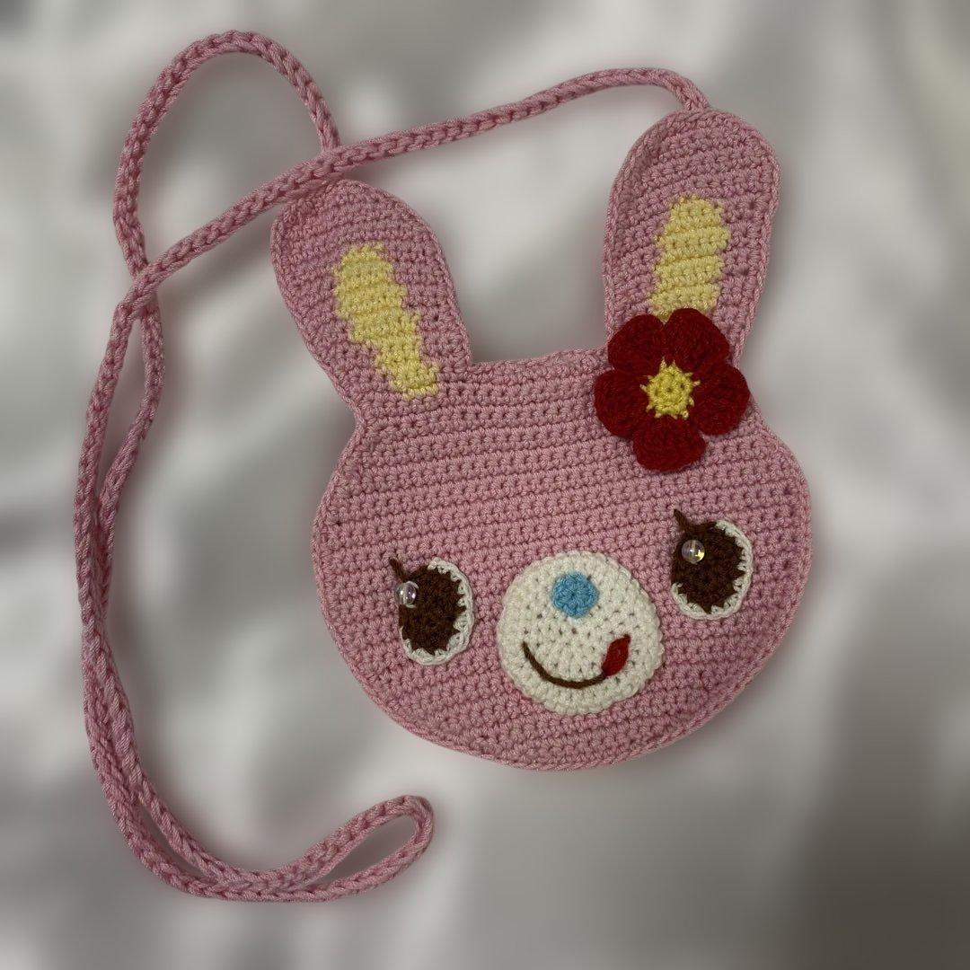 平成レトロ　ミミポポデザインの編みバッグ ミニポシェット エムポシェット [MINSAH] | あざみ屋 公式オンラインショップ