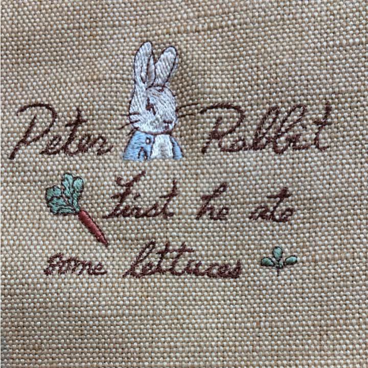 ピーターラビット 巾着袋 ファミリア