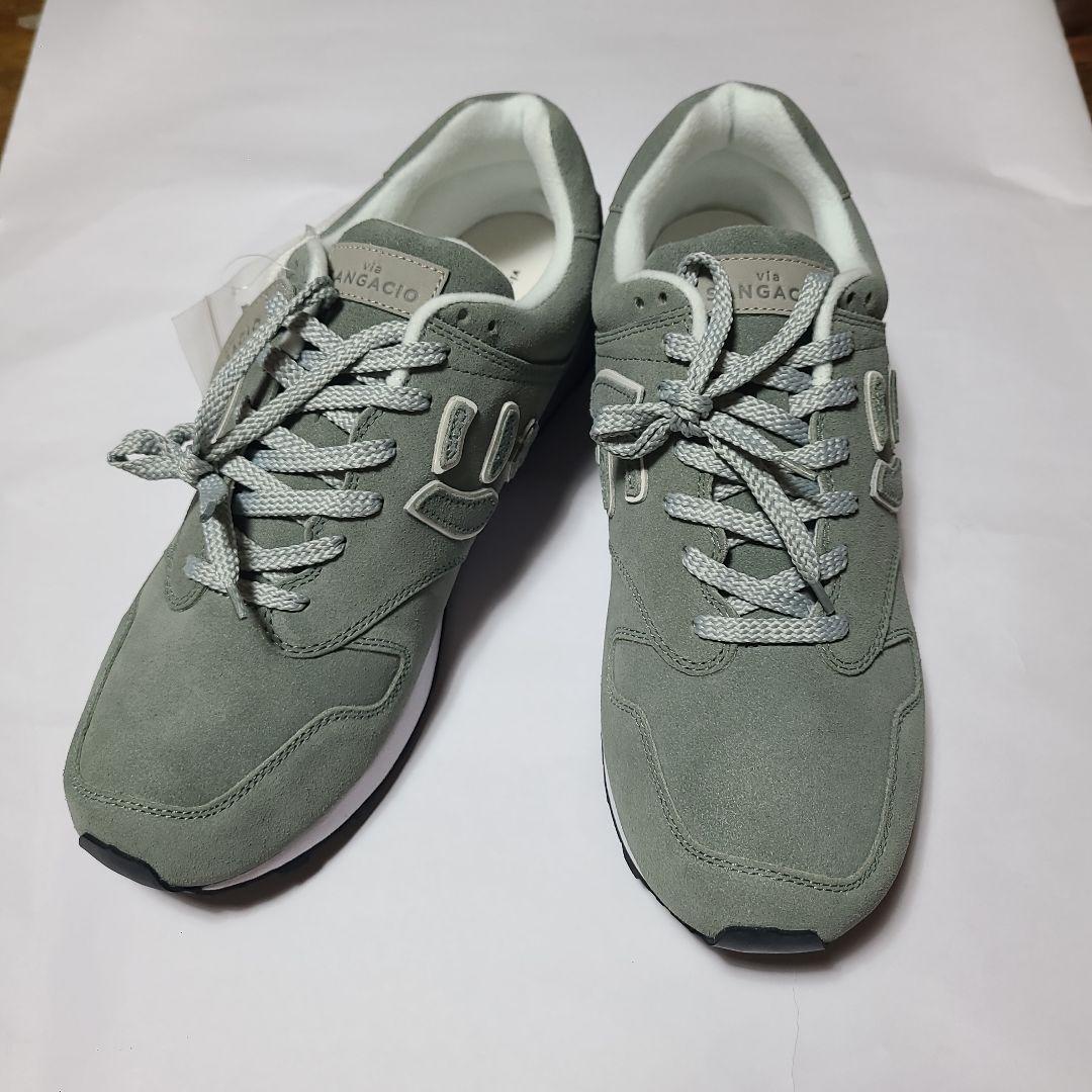 via SANGACIO サンガチオ スニーカー グレー 30cm 新品未使用 未使用》 SANGACIO サンガッチョ にゅ～ず『GRAY』10周年限定モデル