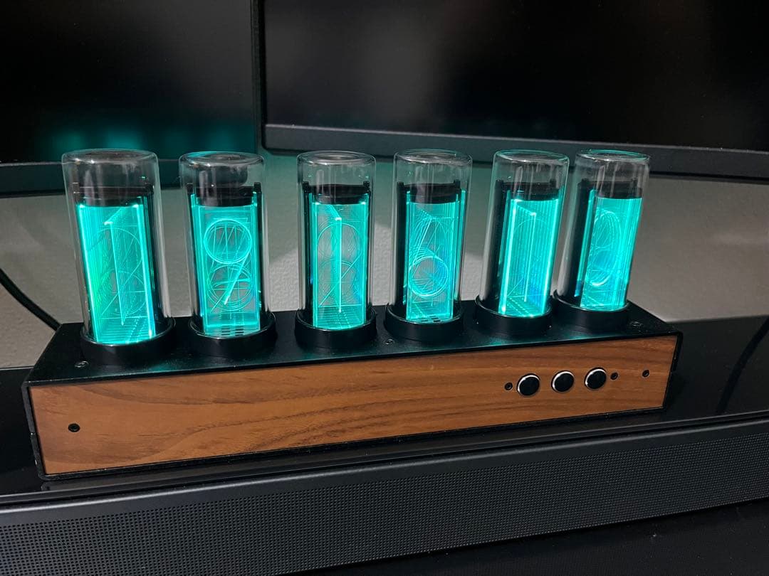 AZUREST Gixie Clock ギクシークロック【wifiなし】 AZUREST× Gixie Clock】レトロモダンなデザインが魅力！スマホ設定で