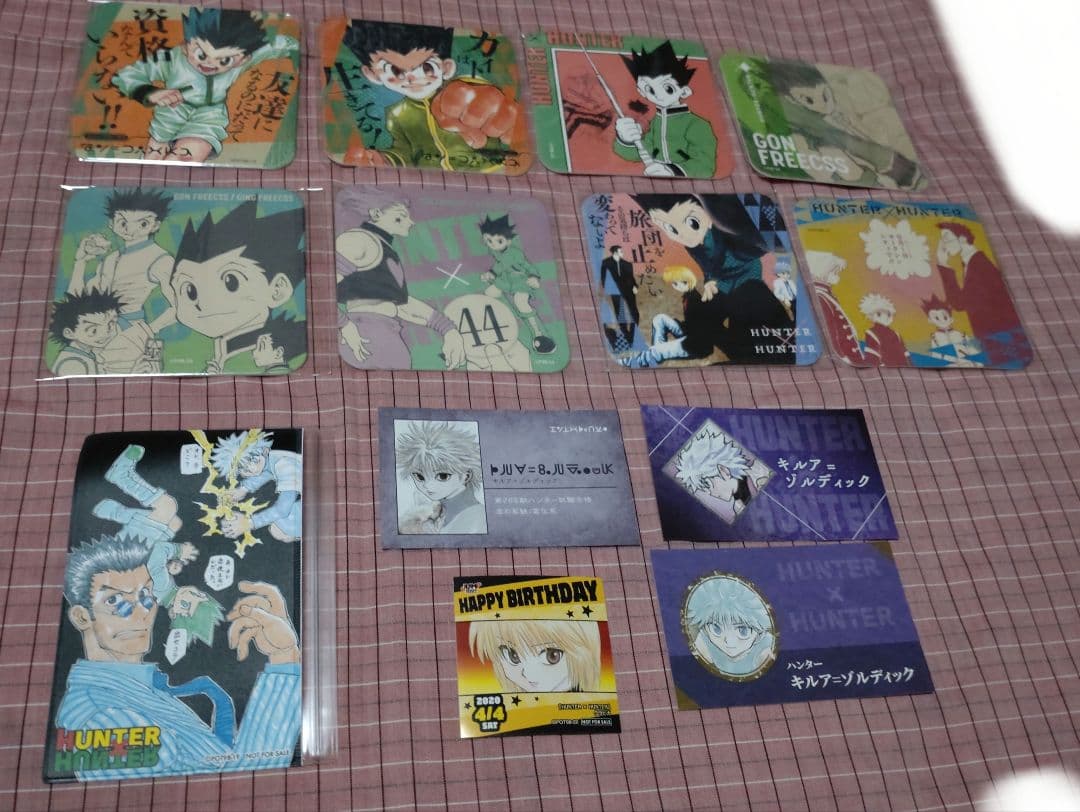 HUNTER×HUNTER 名刺カード アートコースター 366日 ジッパー