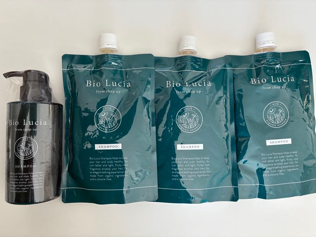 新品　Bio Lucia シャンプーセット 300ml+ 3パウチ