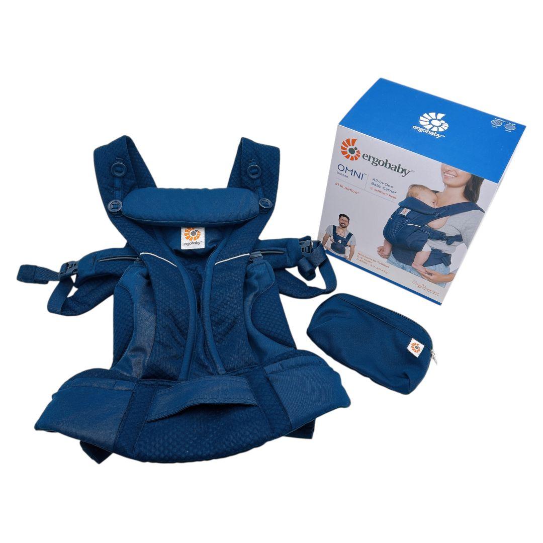 【極美品】 ダッドウェイ検印あり エルゴベビー オムニブリーズ ネイビー 箱あり