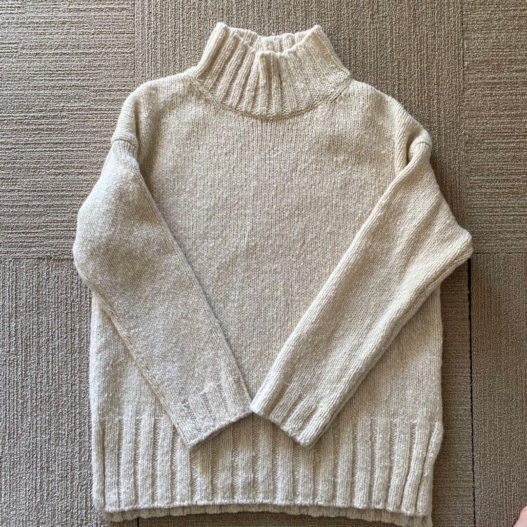 evam eva リニューウールタートルネック