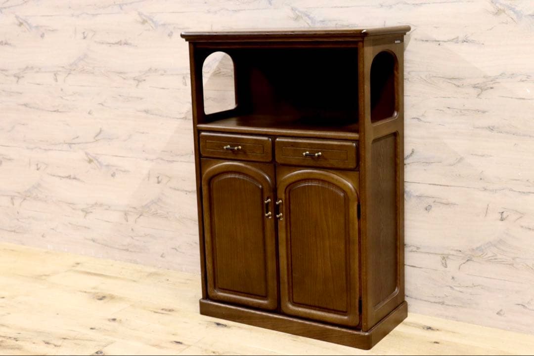 GMIH247○karimoku / カリモク 電話台 FAX台 花台 飾り棚