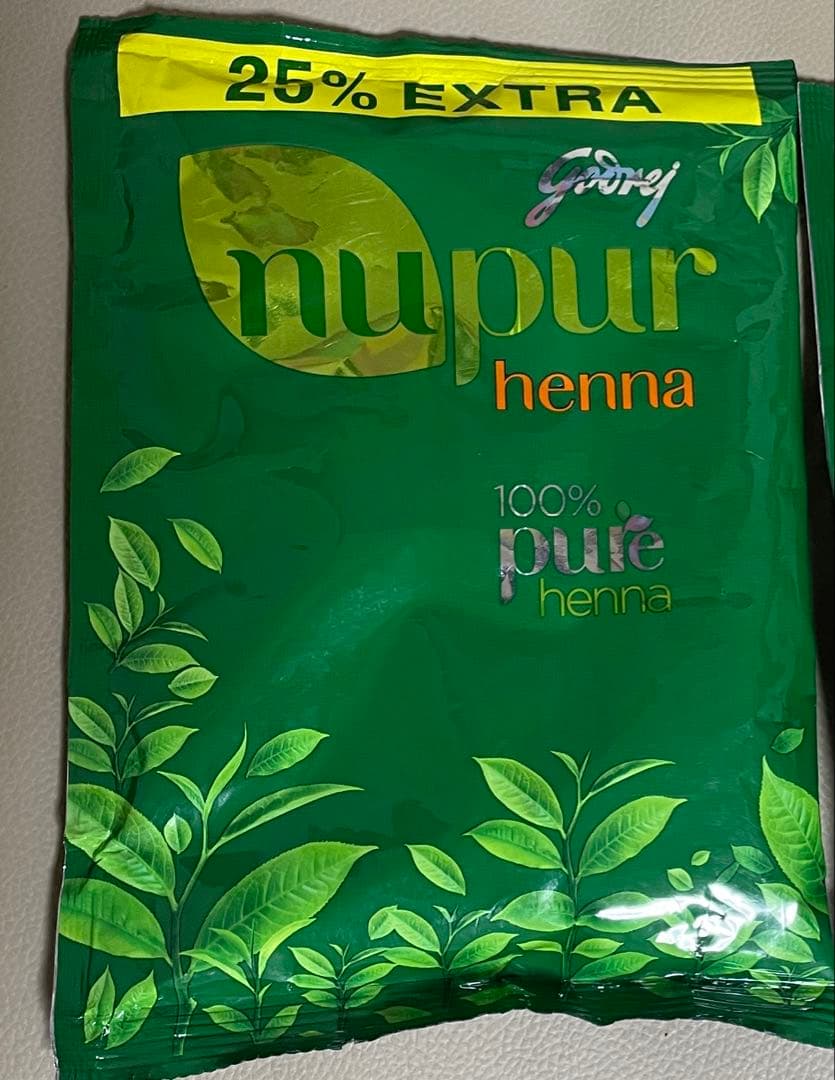 Godrej Nupurヘナ 100%Pure 150g×10個