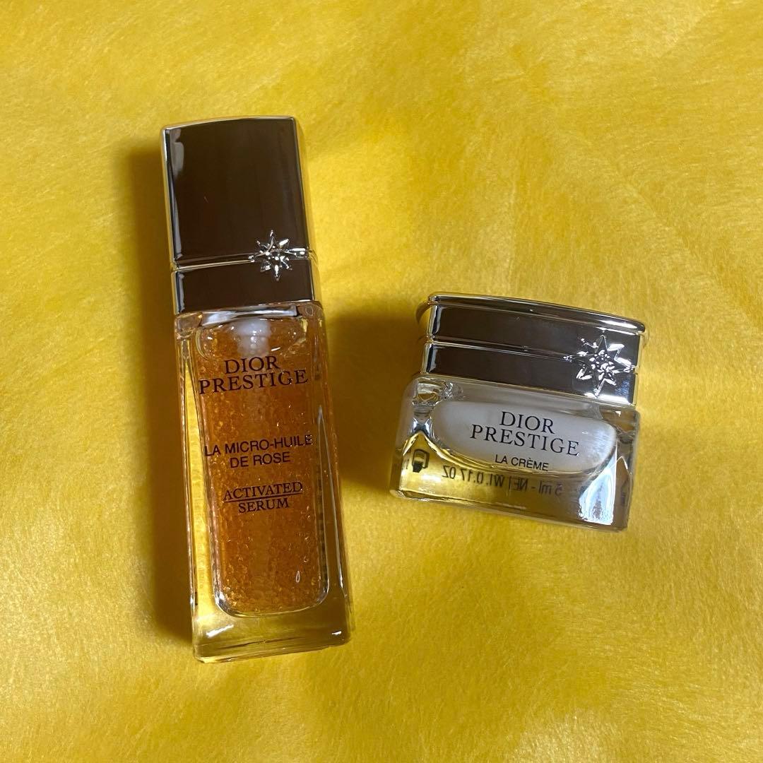 ディオール プレステージマイクロユイルＲセラムとラクレームN 2点セット