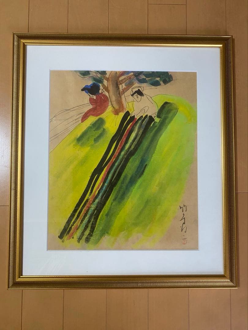 竹久夢二の水彩画