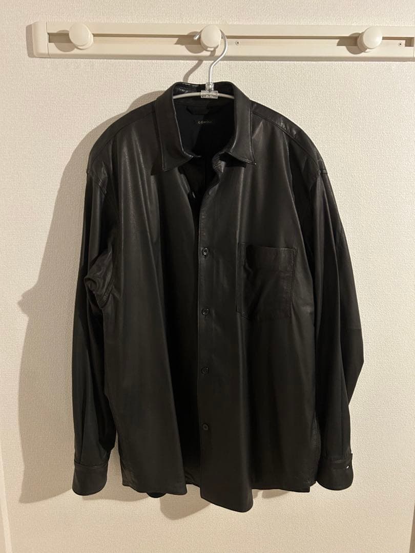 COMOLI レザーシャツ COMOLI (コモリ) レザー コモリシャツ