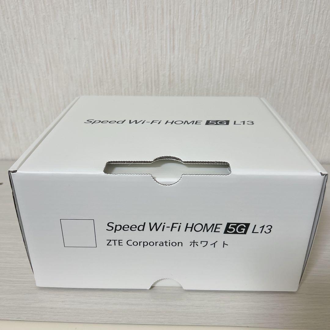 Speed Wi-Fi  5G L13 ZTE SIMなし