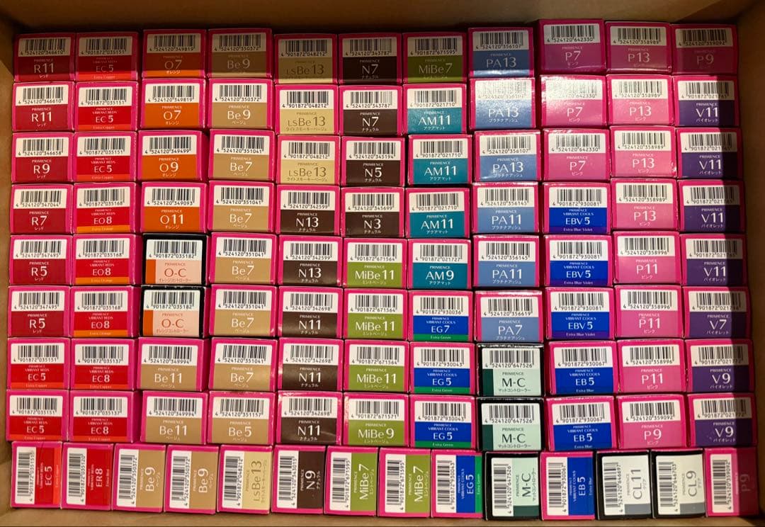 【大特価　処分品】　資生堂　プリミエンス　132本セット【カラー剤】