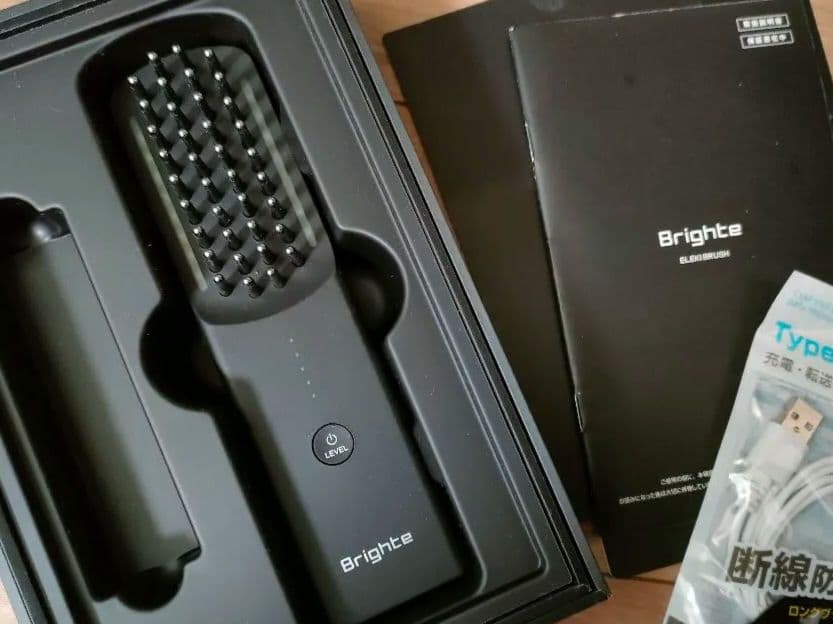 Brigite エレキブラシ美顔器 Brighte（ブライト） エレキブラシ プラス ブラシ型 美顔器 ピンク