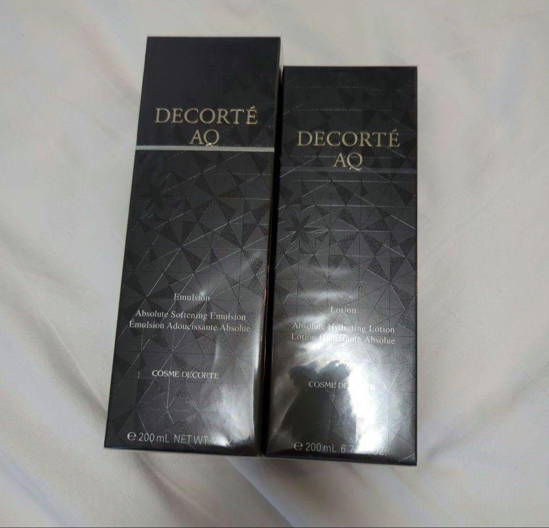 【新品未使用】DECORTÉ AQ エマルジョン & ローション 200ml