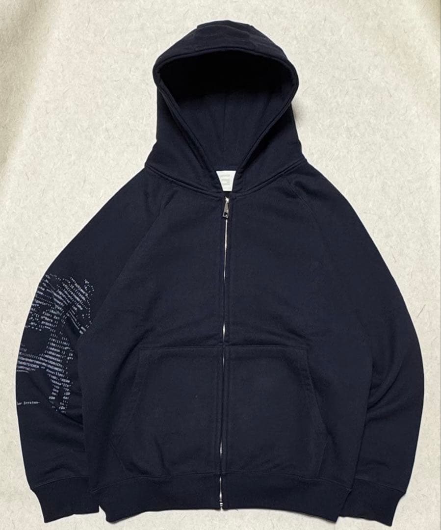 gadid anoniem BERNY / NAVY ZIP パーカー