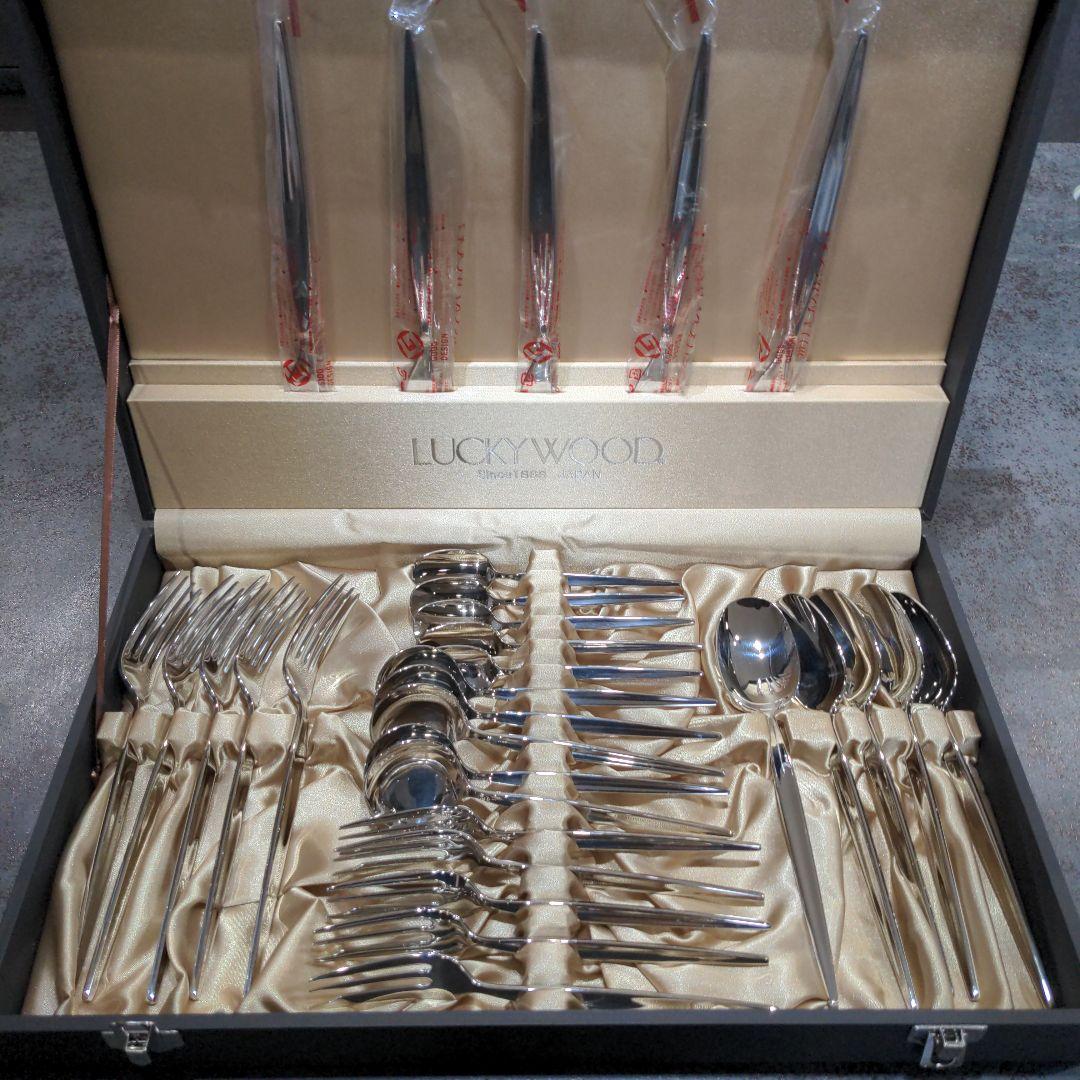 ラッキーウッド☆カトラリーセット LUCKY WOOD（ラッキーウッド） カトラリーセット ナイフ フォーク