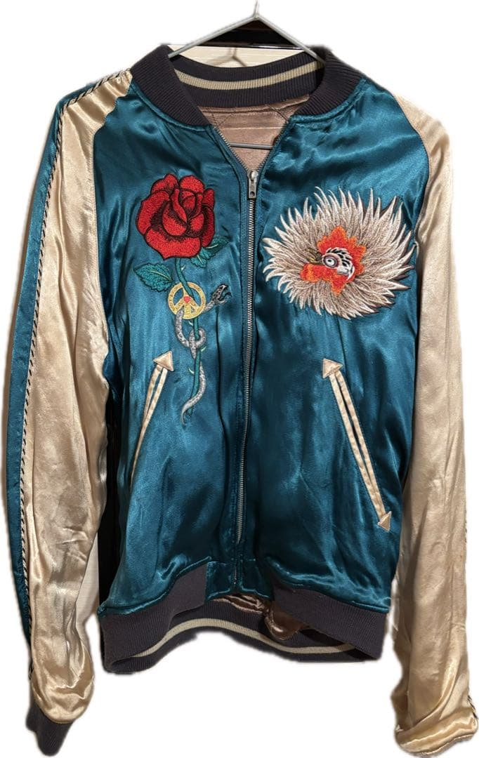 BRU NA BOINNE Chicken Heart 刺繍スカジャン