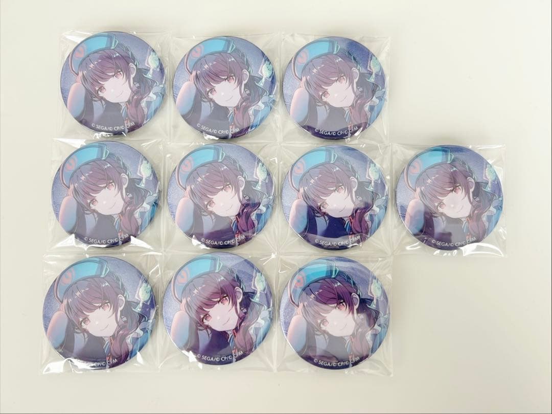 プロセカ グリッター缶バッジ 48A 朝比奈まふゆ