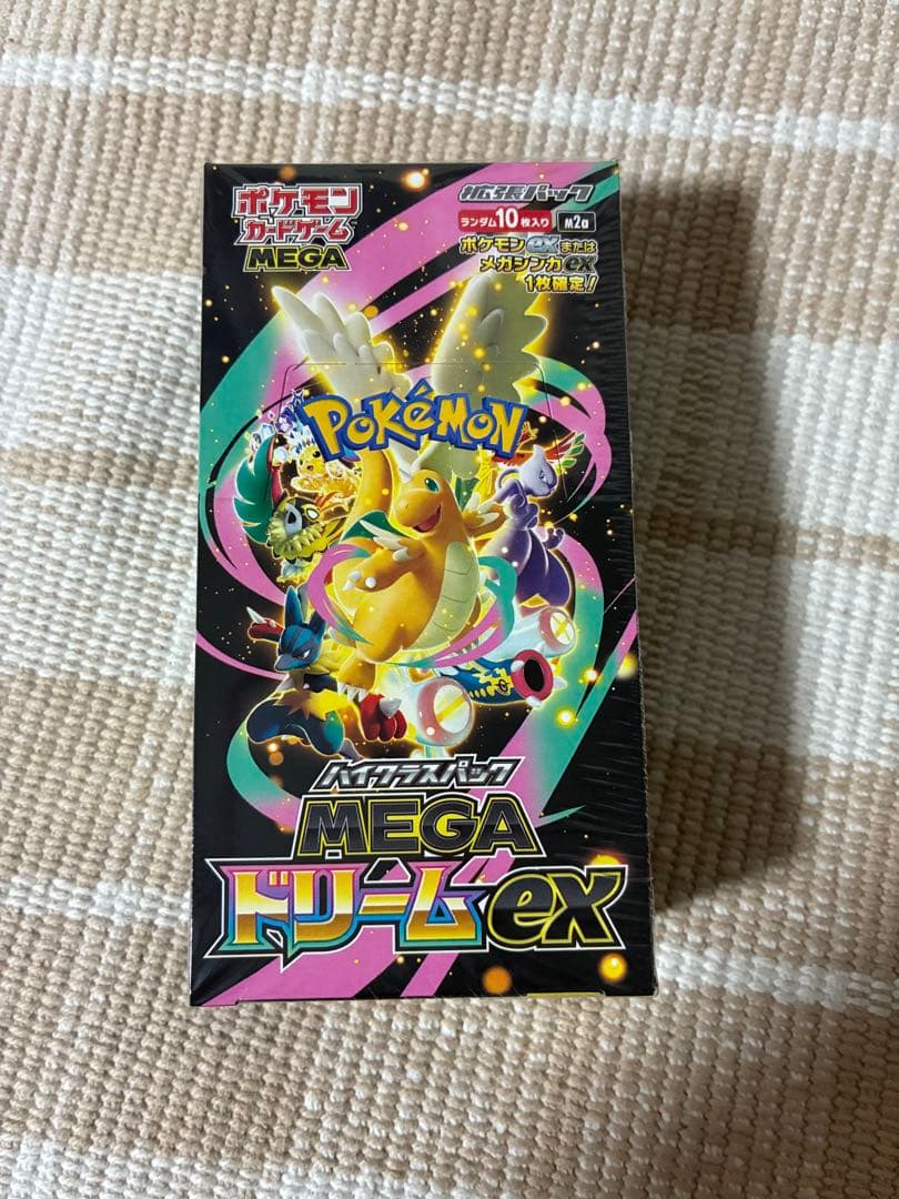 ポケモンカードゲーム MEGA ドリームexシュリンク付き ポケモンカードゲーム MEGAドリームex BOX MEGA ハイクラスパック 新品