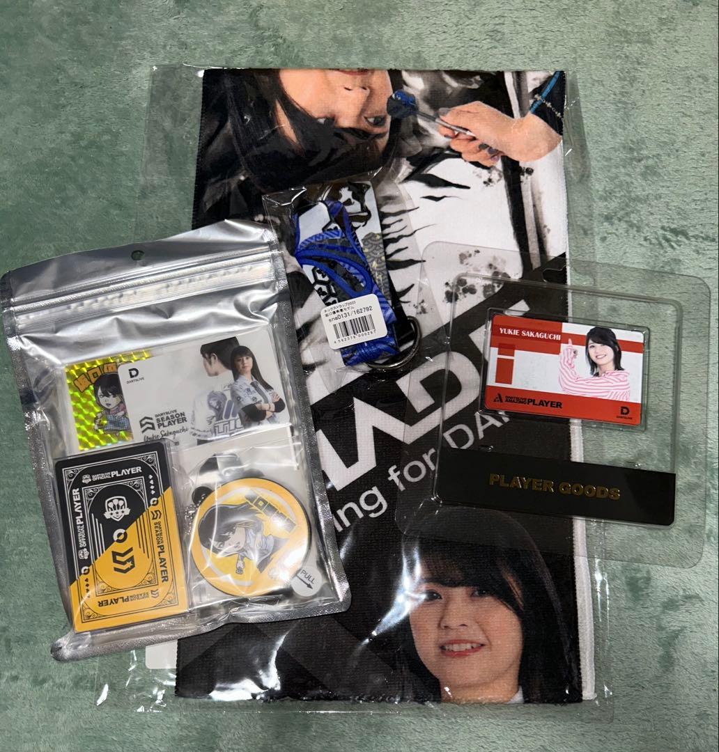 坂口優希恵　ダーツ　グッズセット