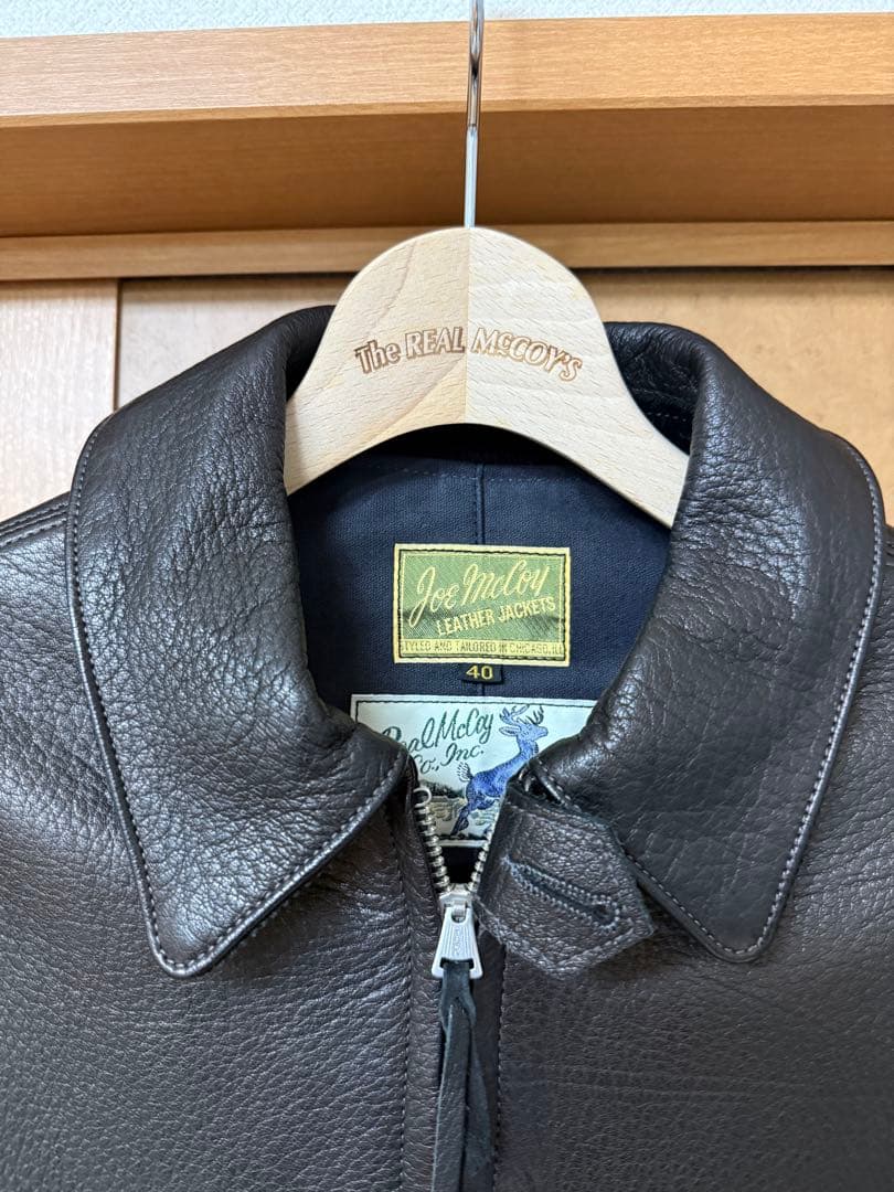 【美品】ザ・リアルマッコイズ　FREEMAN DEERSKINディアスキン　40 30s SPORTS JACKET / FREEMAN (DEERSKIN) | LEATHER JACKET(JOE) | The