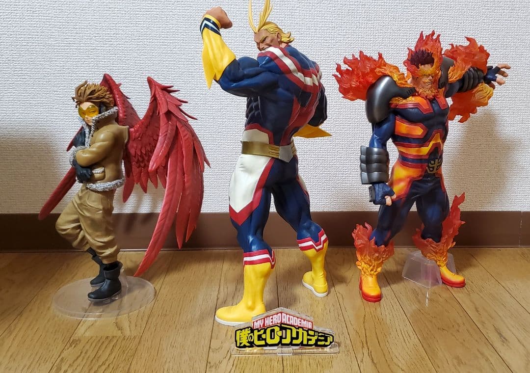 ヒロアカ　フィギュア5体セット　※オールマイトはラストワン賞の頭部+D賞の体