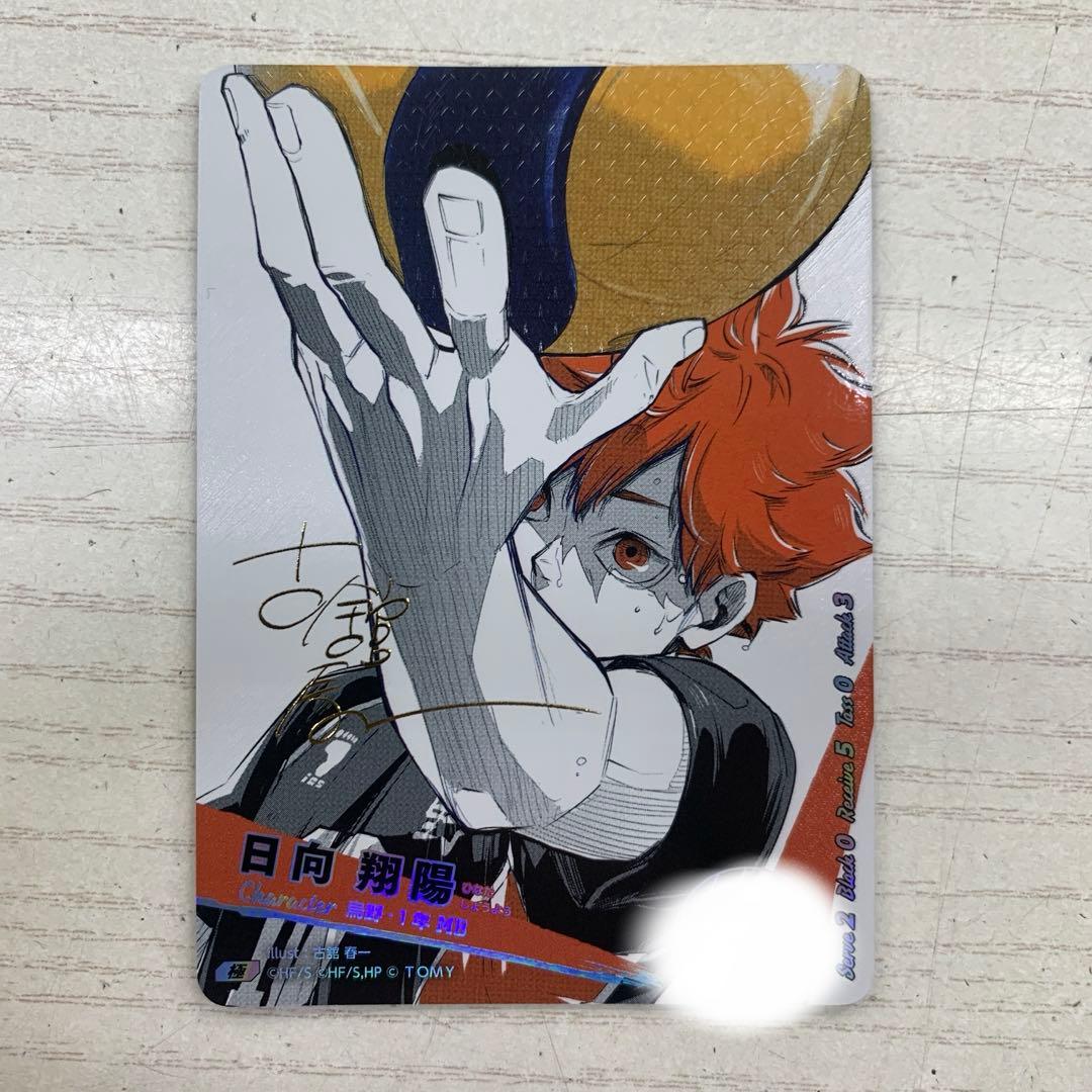 ハイキュー!! バボカ BREAK 日向翔陽 シリアルナンバー入 サイン 極 ハイキュー!! バボカ!! BREAK 日向翔陽 シリアルナンバー入 サイン 極