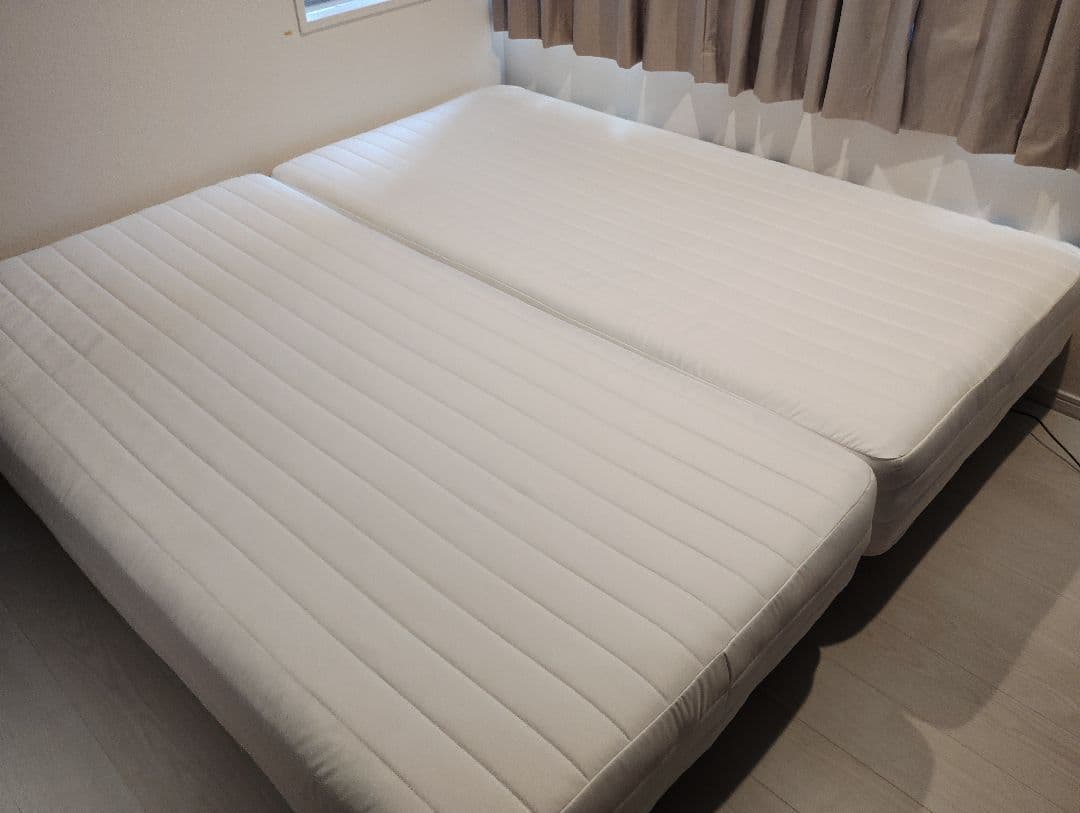 【shinさま】無印 脚付マットレス ポケットコイル シングル セミダブル 美品