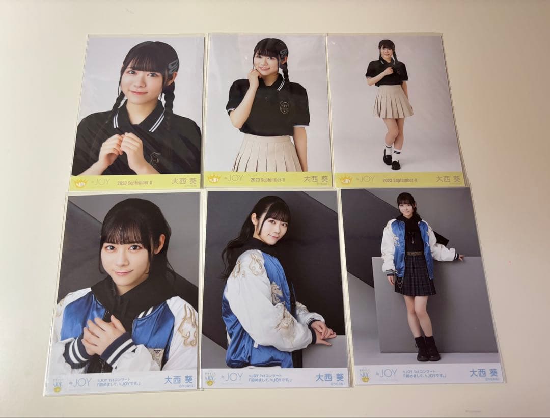 即購入◎】≒JOY ニアジョイ 大西葵 生写真 22コンプ まとめ売り