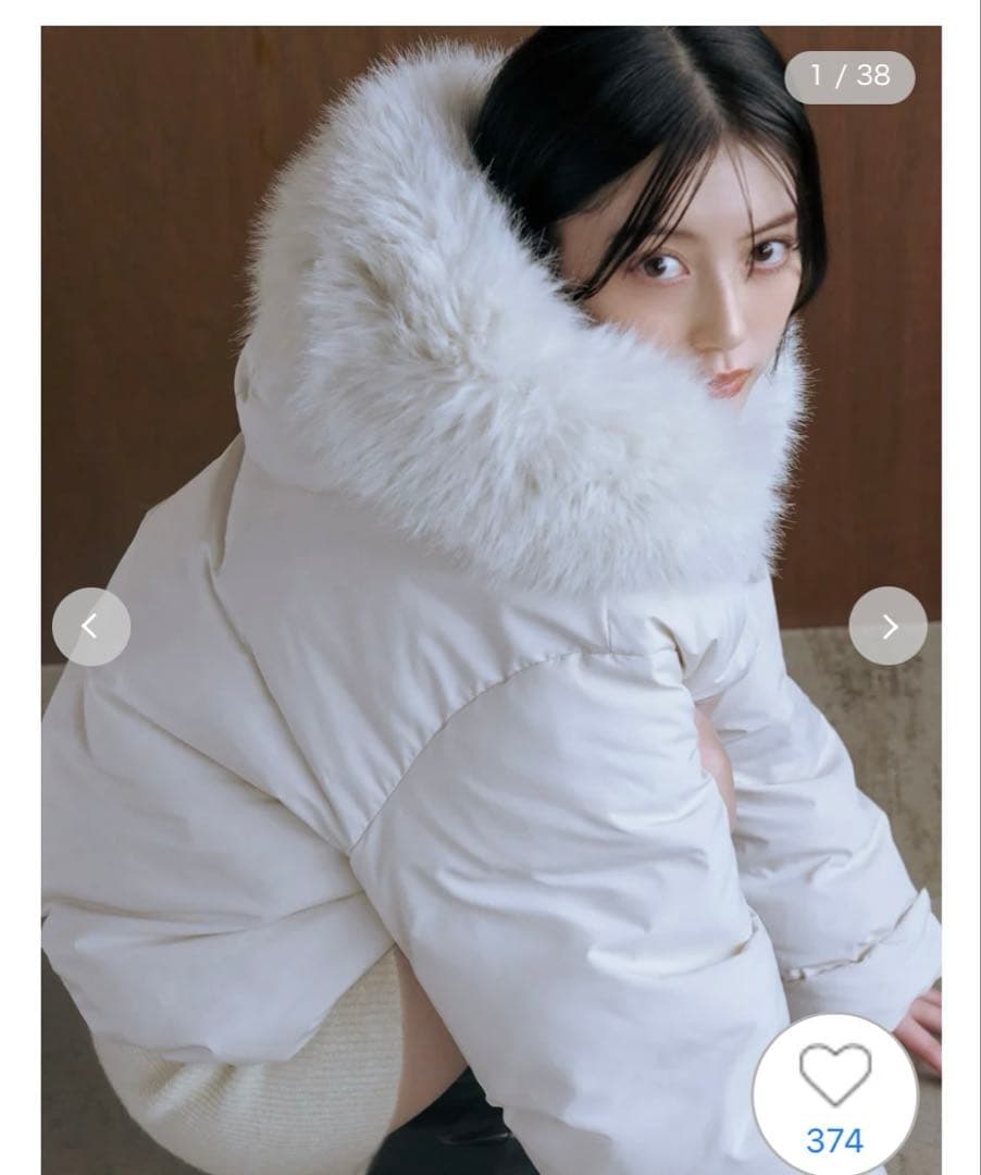 SNIDEL 【WEB限定カラーあり】西川フードファーショートダウン