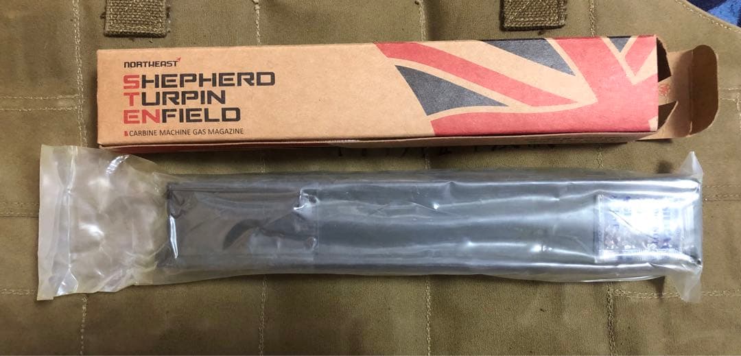 ノースイースト　ステンmk2 マガジン　新品未使用 ガスブロ　マルイ NorthEast製 ブローバックガスガン Sten Mk2 ステンマーク2 スケルトン