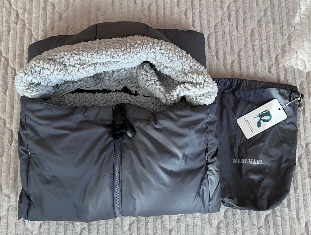 MARL MARL 3way 抱っこ紐カバー チャコールダウン