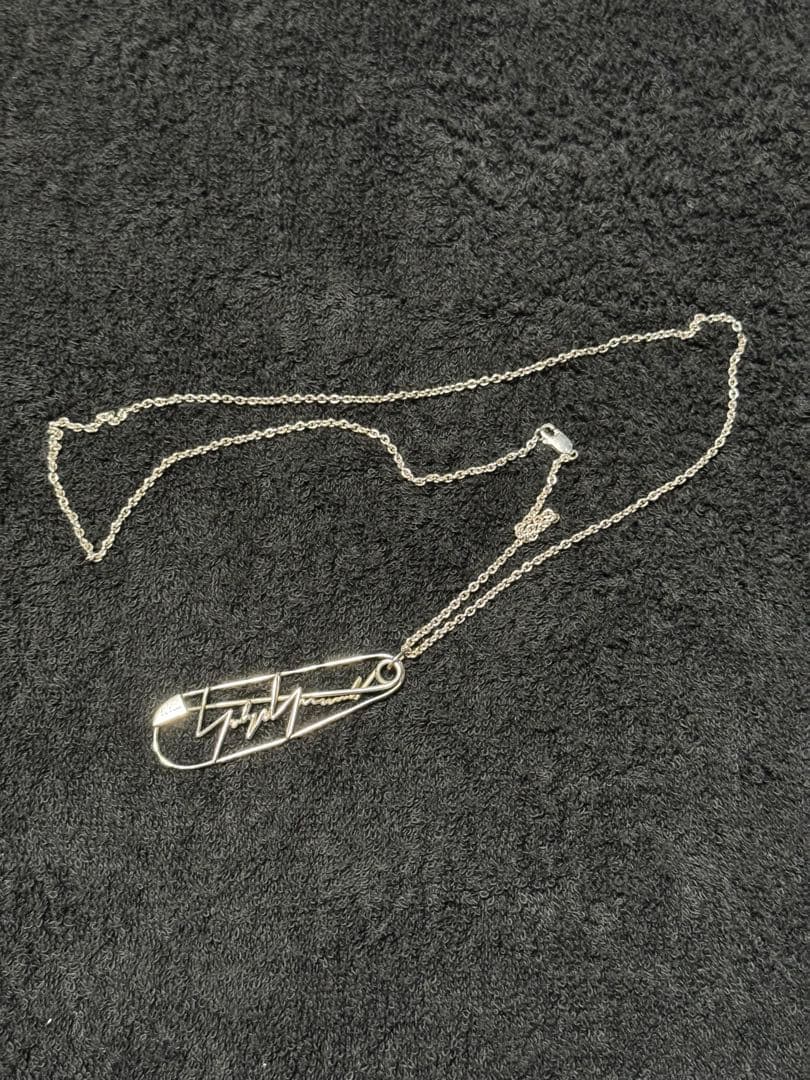 yohji yamamoto 安全ピンモチーフ　ネックレス yohji yamamoto - ヨウジヤマモト ネックレス,ピンANTIQUE SV COAT