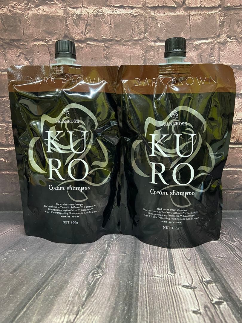 VR クロクリームシャンプー ダークブラウン 400g×2 VR クロクリームシャンプー ダークブラウン - メルカリ