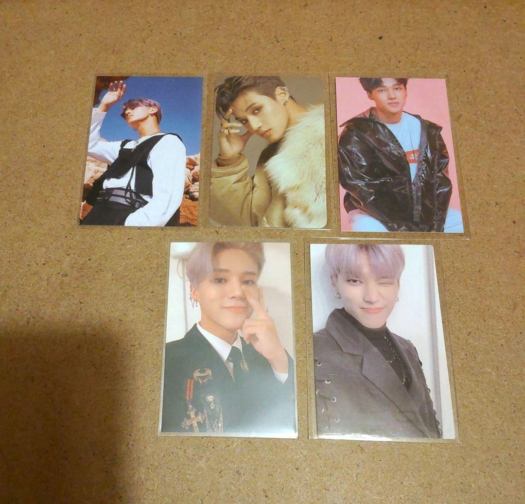 ATEEZ TREASURE 期　ウヨン トレカ　5枚セット