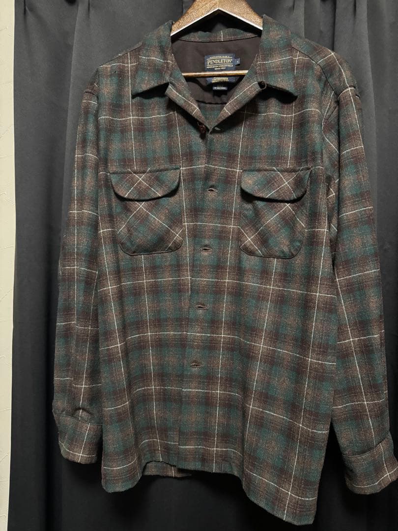 00S 〜　PENDLETON　オンブレチェック　ボードシャツ　ヴィンテージ