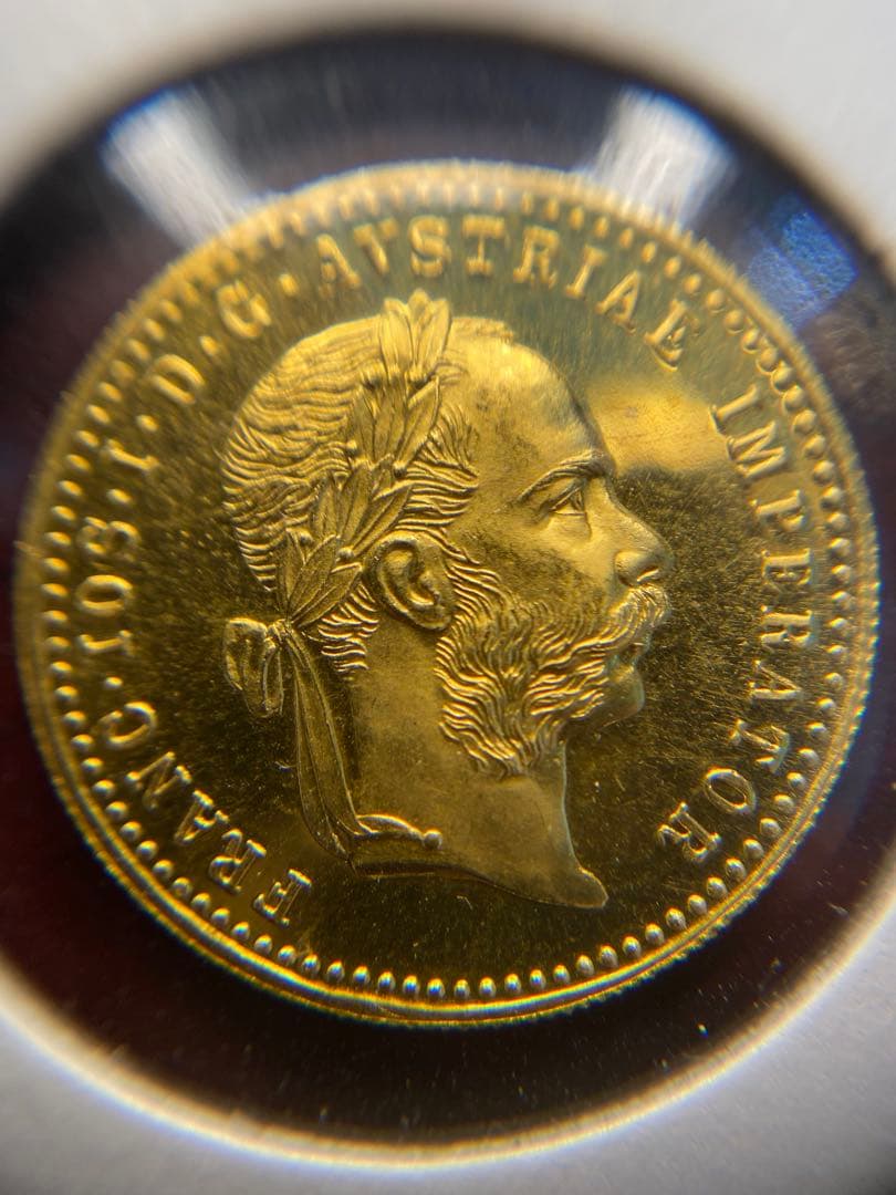 PCGS NCG アンティーク　オーストリア フランツ・ヨーゼフ 金貨 オーストリア 