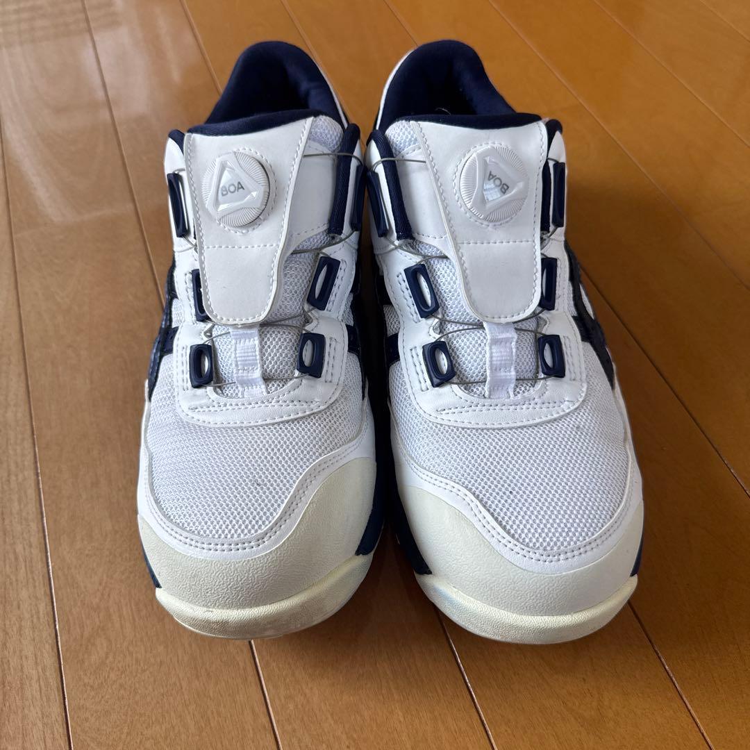 asics安全靴ウィンジョブCP209 ホワイト×ピーコート　26cm