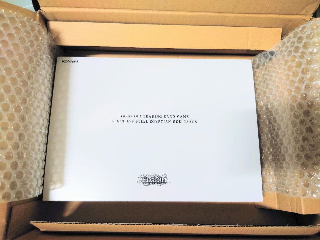 【新品未開封】ステンレス三幻神　海外版 遊戯王 ステンレス三幻神 遊戯王 三幻神 ステンレスセット Amazon.co
