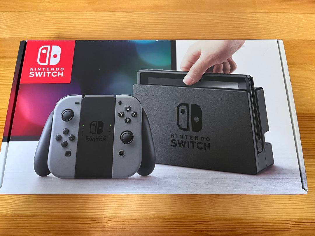 ニンテンドースイッチ本体＋128GB SDカード　 グレー Nintendo Switch グレー 本体一式 SDカード128GB付き - メルカリ