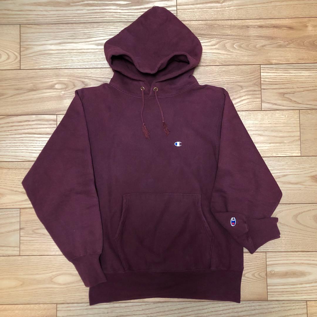 90’s Vintage Champion R/W Hoodie:L